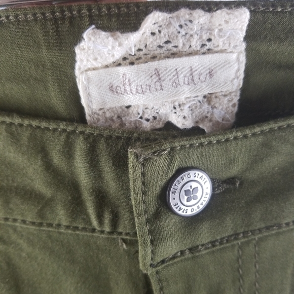 Altar'd State Dusky Green Skinny Jeans - Picture 3 of 6